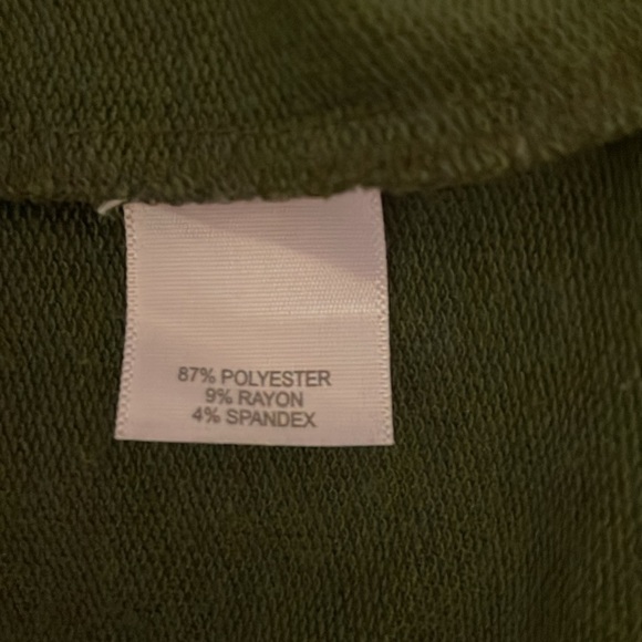 EUC Women’s Relativity Green Ruched Side Sweatshirt in XL​​ - Picture 3 of 5